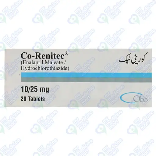 Co Renitec 10/25Mg 20's