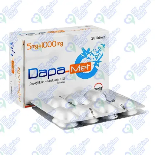 Dapa Met 5/1000mg Tablet 7'S