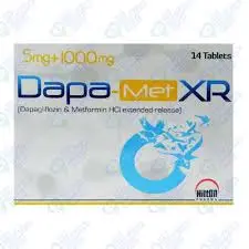 Dapa-Met XR 5mg/1000mg Tablet 7 'S