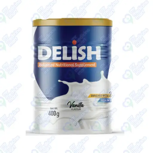 Delish Vanilla Milk Powder Tin 400g