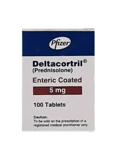 Deltacortril EC 5mg Tab 100 'S