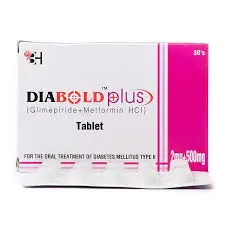 Diabold Plus 2mg+500mg Tablet 10 'S