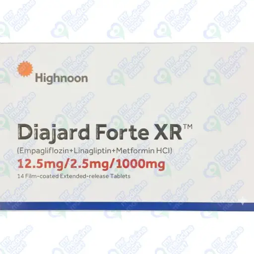 Diajard Forte XR 12.5/2.5/1000mg Tabs 14's