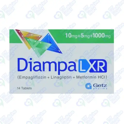 Diampa LXR 10/5/1000mg Tablet