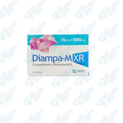 Diampa M XR 25mg/1000mg Tablet