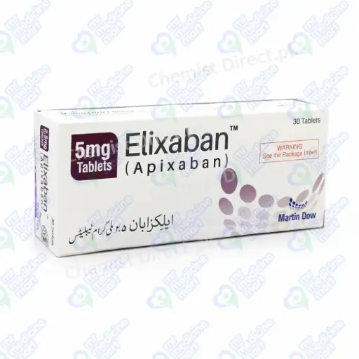 Elixaban 5mg Tablet 10 'S