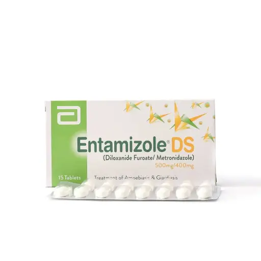 Entamizole DS 500mg/400mg Tablet