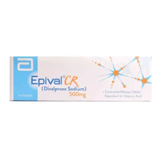 Epival CR 500mg Tablet 10 'S