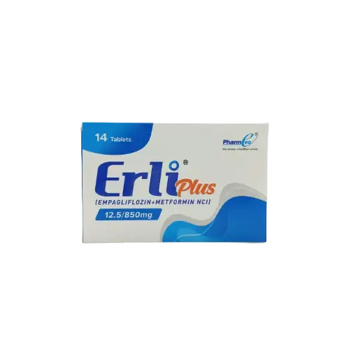 Erli Plus Tablet 12.5/850mg