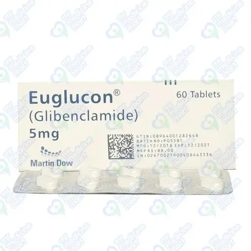 Euglucon 5mg Tablet 10 'S
