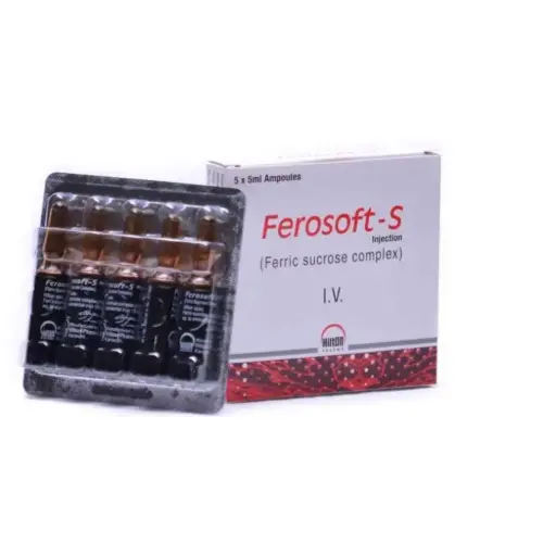 Ferosoft-S (5ml) 100mg Injection 1 'S