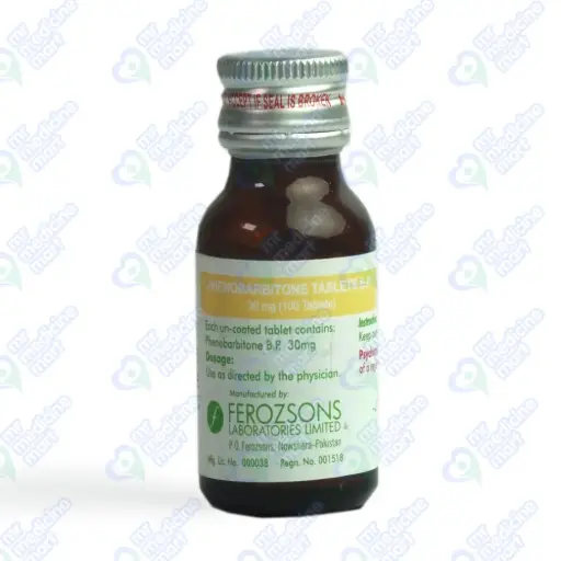 Ferozsons Phenobarbitone 30mg Tablet 100's(Net)