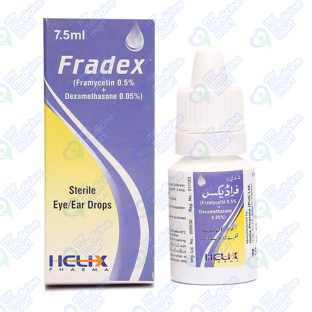Fradex Eye/Ear 0.5mg+5mg Drop 7.5 Ml | Mr Medicine Mart