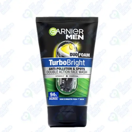 Garnier Men TurboBright Duo Foam Face Wash