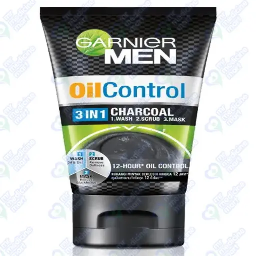 Garnier Oil Control 3in1 Charcoal Foam (Imported)