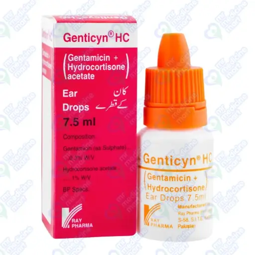 Genticyn HC Ear 1%/0.3% Drop 7.5 Ml