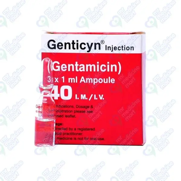 Genticyn Injection 40 I.M / I.V | Mr Medicine Mart
