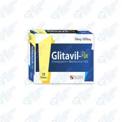 Glitavil Plus 50mg/850mg Tablet