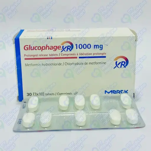Glucophage XR 1000mg Tablet