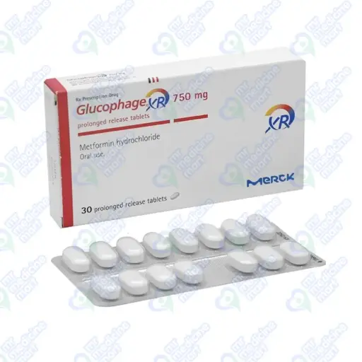 Glucophage XR 750mg Tablet 