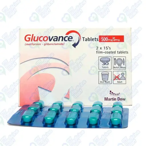 Glucovance 500mg/5mg Tablet 15 'S