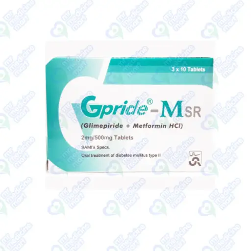 Gpride MSR 2mg/500mg Tablet