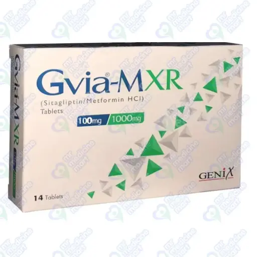 Gvia-M XR 100mg+1000mg Tablet 7 'S