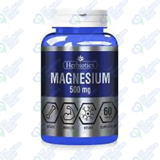 Herbiotics Magnesium 500mg Tabs 60's