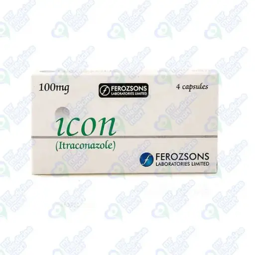 Icon Capsule 100mg 4's 