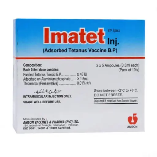 Imatet Inj Tetanus Vaccine 0.5ml(Net)