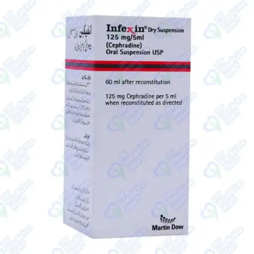 Infexin 125mg/5ml Suspension 60 Ml