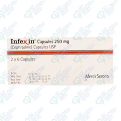 Infexin 250mg Capsule 6 'S