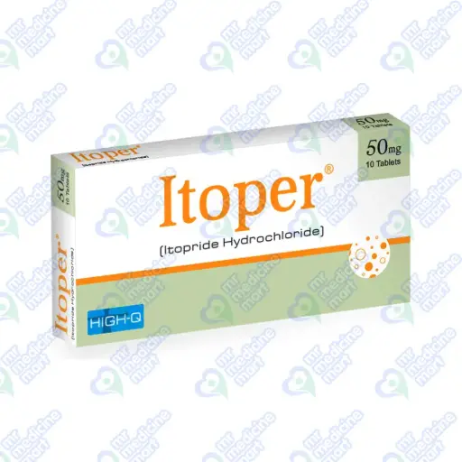 Itoper 50mg Tablet 10 'S