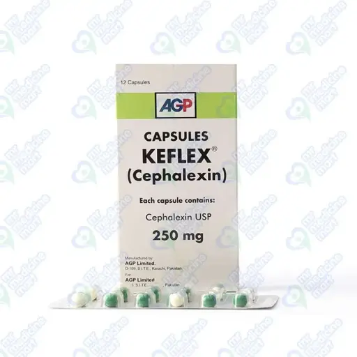 Keflex 250mg Capsule 12 'S