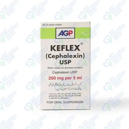 Keflex 250mg/5ml Suspension 60 ml