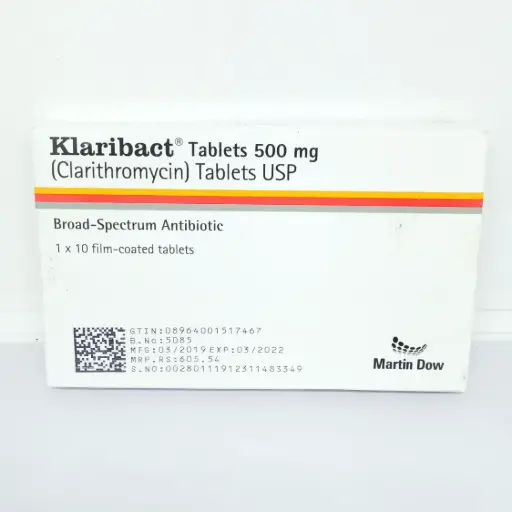 Klaribact 500mg Tablet