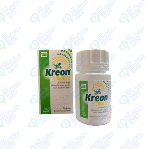 Kreon 10000 Capsules 100's (Imported)(Net)