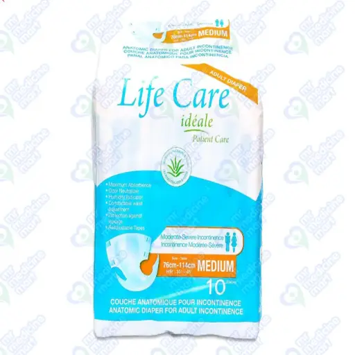 LifeCare Adult Diapers Medium 76-114cm