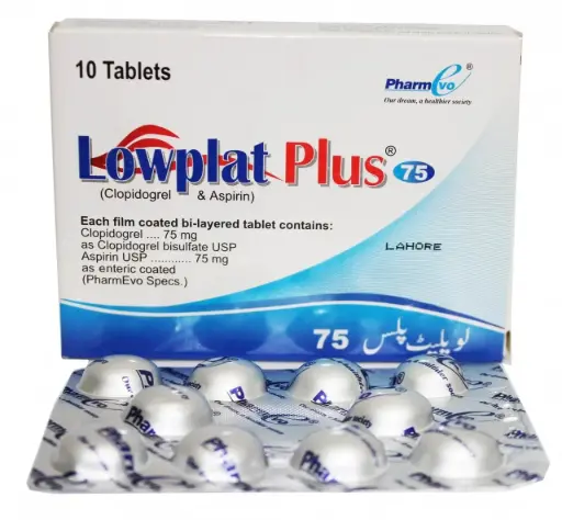 Lowplat Plus 75mg Tablet 