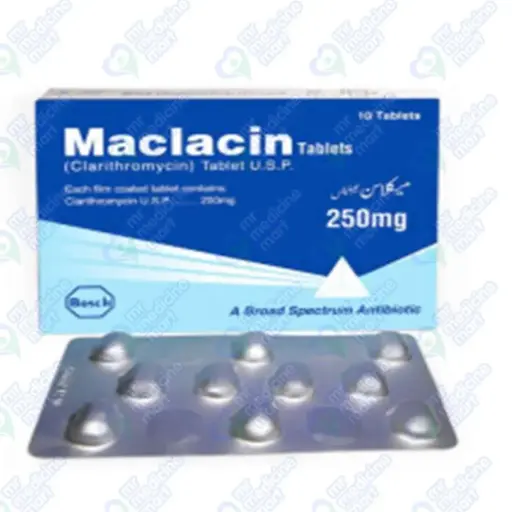 Maclacin 250mg Tablet 10 'S