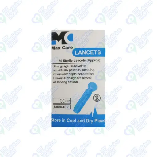 Max Care 50 Sterile Lancets