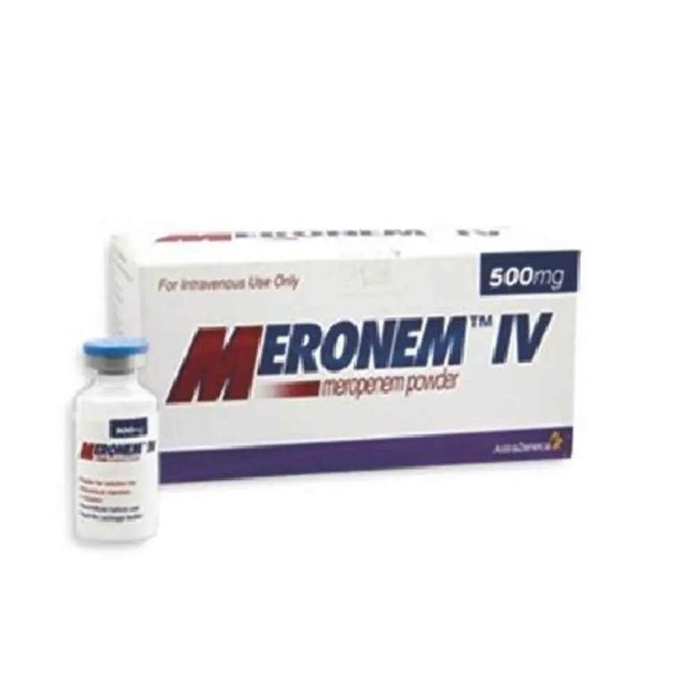 Meronem IV 500mg Injection (Meropenem) Price in Pakistan | Uses, Dosag