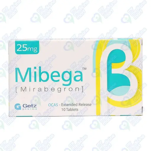 Mibega 25mg Tablet 10 'S