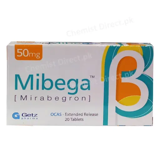 Mibega 50mg Tablet 10 'S