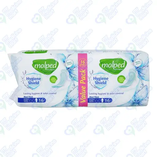Molped Maxi Thick Pads Extra Long 16 'S
