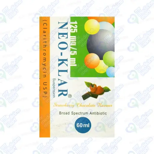 Neo-Klar 125mg/5ml Suspension 60 ml
