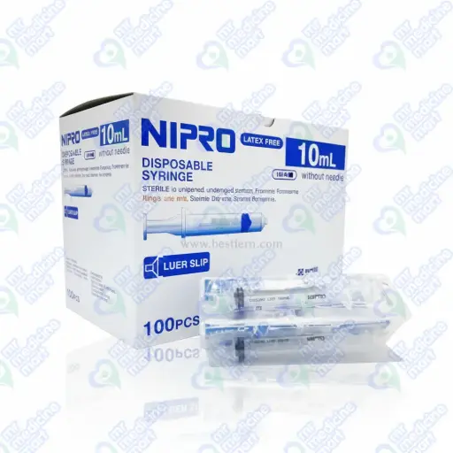 NIPRO Disp Syringes 10ml (Cortex)