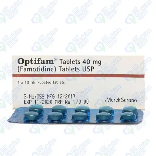 Optifam 40mg Tablet 10 'S