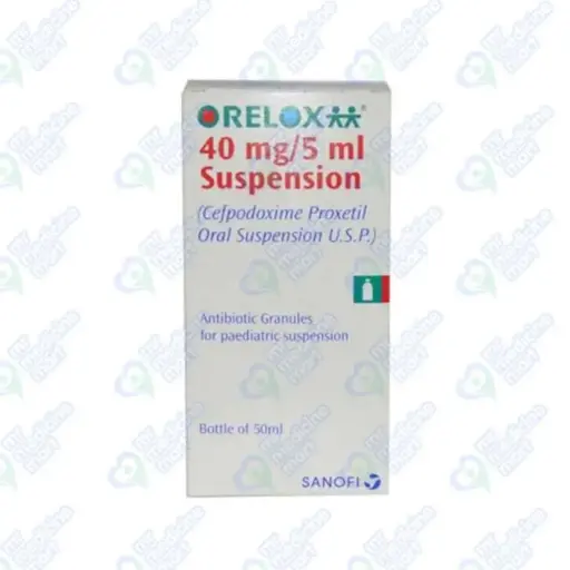 Orelox 40mg|5ml Suspension 50 ml