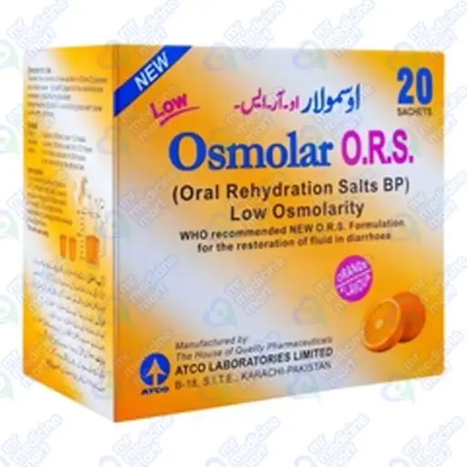 Osmolar O.R.S Orange Flavour 20's